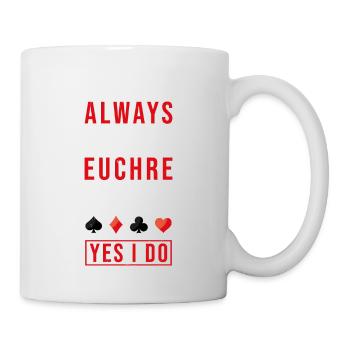 Play Euchre Card Game Euchre Player Poker Euchre - Mug - white - Right