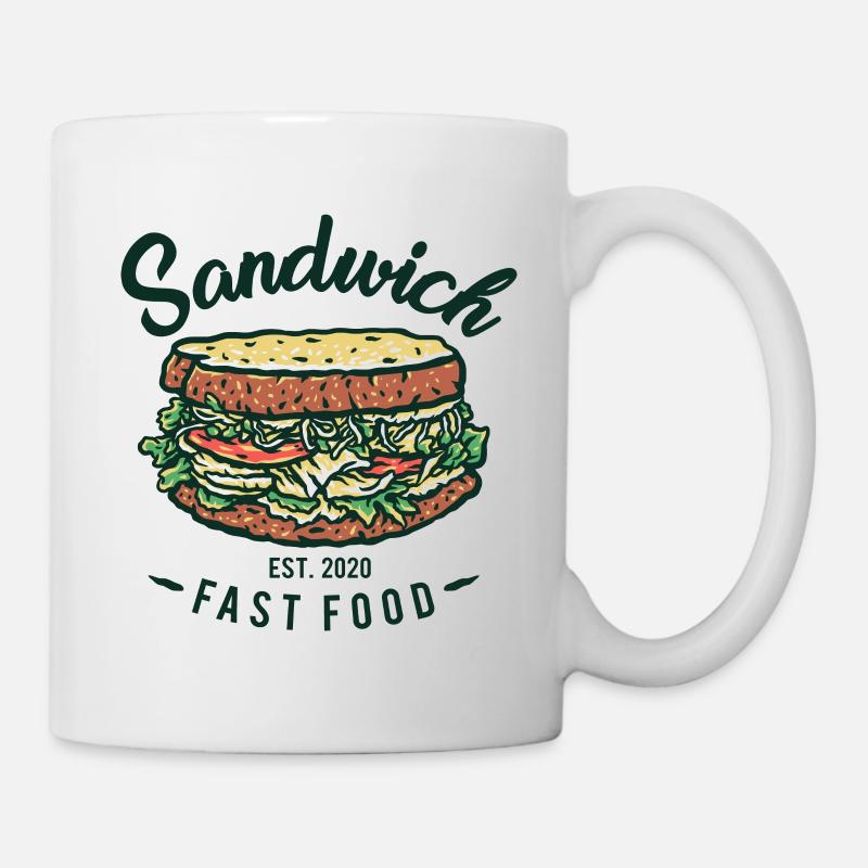Sandwich - Mug blanc - blanc