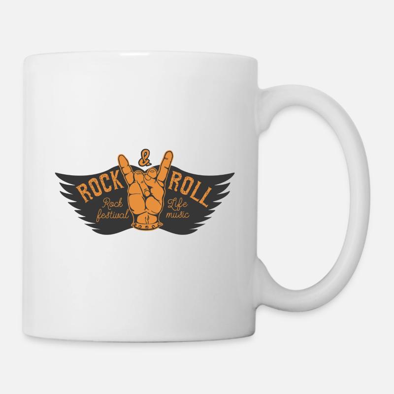 Festival de rock and roll - Mug blanc - blanc