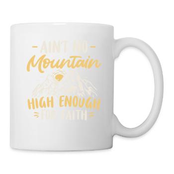 Aucune montagne n’est assez haute pour la foi en Jésus - Mug blanc - blanc - Droite