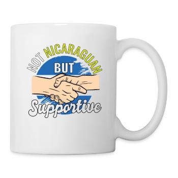 Not Nicaraguan But Supportive Country Traveler - Mug - white - Right
