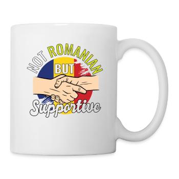 Pas roumain mais voyageur du pays qui vous soutient - Mug blanc - blanc - Droite