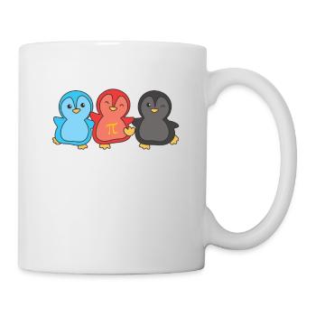 Polyamory Flag Gay Pride LGBTQ Pinguin - Tasse - Weiß - Rechts