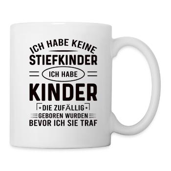 Stiefvater Stiefvater Geburtstag Stiefvater - Tasse - Weiß - Rechts