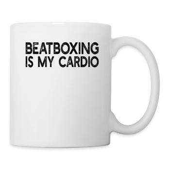 Beatboxing Is My Cardio - Funny Beatboxer - Mug - white - Right