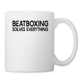 Le beatboxing résout tout - Funny Beatboxing - Mug blanc - blanc - Droite