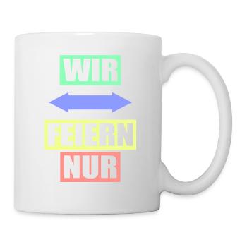Junggesellenabschied Poltern Polterabend JGA - Tasse - Weiß - Rechts