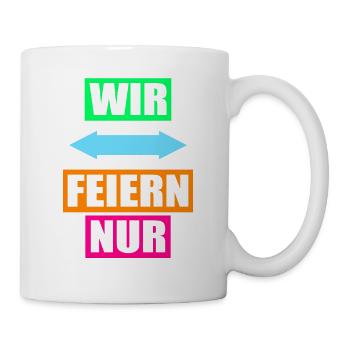 Junggesellenabschied Poltern Polterabend JGA - Tasse - Weiß - Rechts