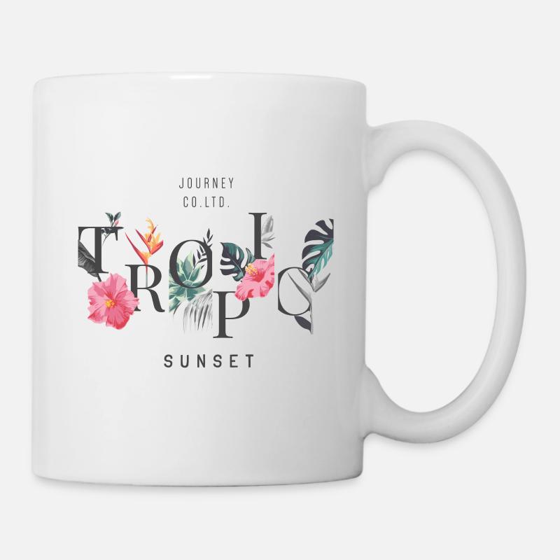 Tropic sunset - Mug - white