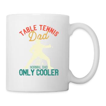 Table Tennis Dad Like a normal dad, only cooler - Mug - white - Right
