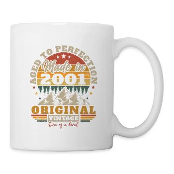 Original 2001 Vintage Anniversaire Humour - Mug blanc - blanc - Droite