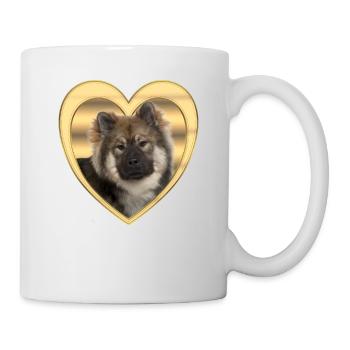 Eurasier - Dog Lovers - Dogs Heart - Mug - white - Right
