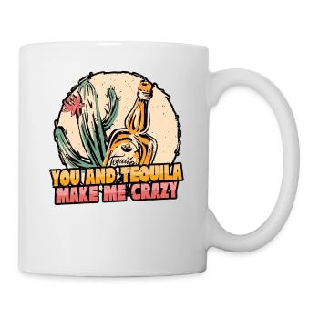 Tequila Alkohol Mexikanisch Mexiko Latino - Tasse - Weiß - Rechts