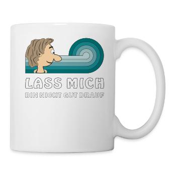 COMIC KOPF LASS MICH - Tasse - Weiß - Rechts