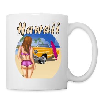 HAWAÏ - Mug blanc - blanc - Droite