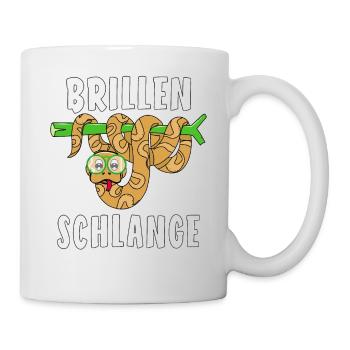 BRILLEN SCHLANGE - Tasse - Weiß - Rechts