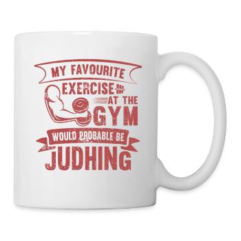 Gym Fitness Bodybuilder Pump Training Musculation - Mug blanc - blanc - Droite