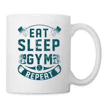 Gym Fitness Training Musculation Musculier Muscle - Mug blanc - blanc - Droite