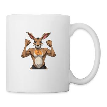 Kangaroo Kangaroos Kängurus lustiges Känguru - Tasse - Weiß - Rechts