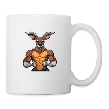 Kangaroo Kangaroos Kängurus lustiges Känguru - Tasse - Weiß - Rechts