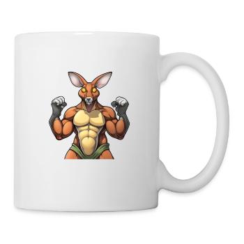 Kangaroo Kangaroos Kängurus lustiges Känguru - Tasse - Weiß - Rechts