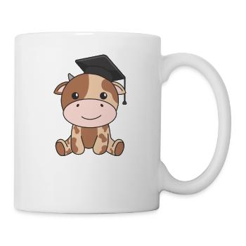Kids Kindergarten nailed it Kuh Graduation - Tasse - Weiß - Rechts