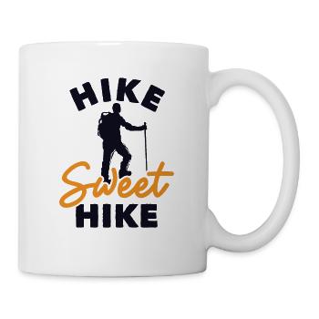 Randonnée Douce Randonnée Randonnée Randonnée Randonnée en montagne - Mug blanc - blanc - Droite