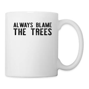 Toujours blâmer les arbres - Disc Golf - Mug blanc - blanc - Droite