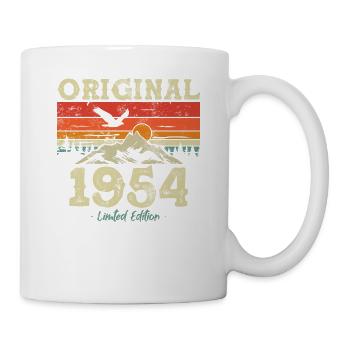 Cadeau d’anniversaire 1954 - Mug blanc - blanc - Droite