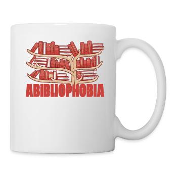 Abibliophobia, Running Out Of Things To Read 3 - Mug - white - Right