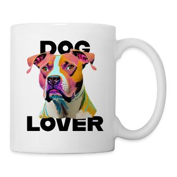 Dog Lover American Stafford - Mug - white - Right