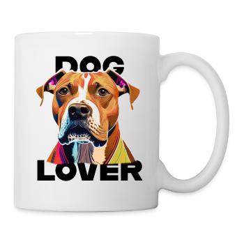 Dog Lover American Stafford - Mug - white - Right