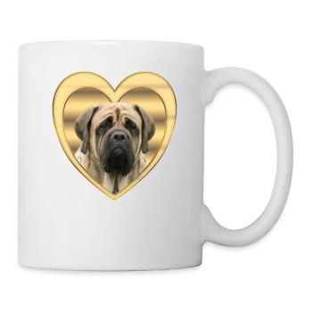 Mastiff - Dog Lovers - Dogs Heart - Mug - white - Right