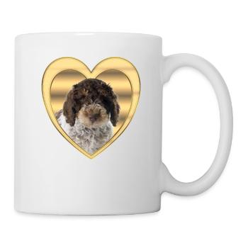 Lagotto Romagnolo - Dog Lovers - Dogs Heart - Mug - white - Right