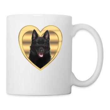 Schipperke - Amoureux des chiens - Cœur de chien - Mug blanc - blanc - Droite