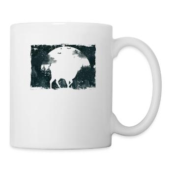 Halloween Llama Animal Zookeeper Spooky Zoo Family - Mug - white - Right