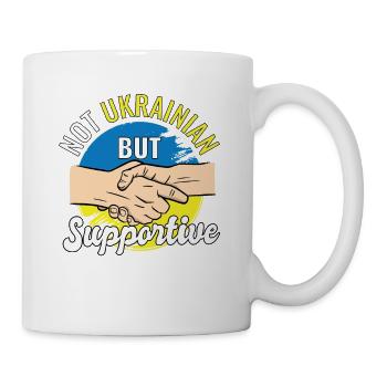 Pas ukrainien mais un voyageur de campagne solidaire - Mug blanc - blanc - Droite