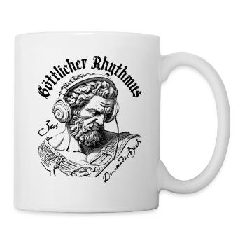 Zeus: Rebellisch und Laut – Shirt für Bassheads! - Tasse - Weiß - Rechts