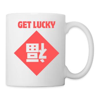 Get Lucky / Chinese Lucky charm (Fu dao) - Mug - white - Right