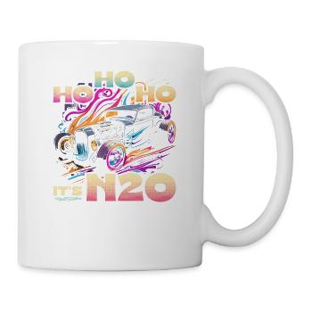 Hot Rod N2O Nitrous Oxide Engine Quote, Muscle Car - Tasse - Weiß - Rechts