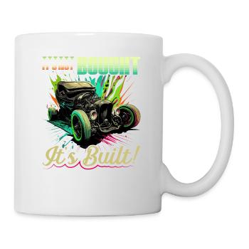 Hot Rod, ce n’est pas acheté son rat construit et muscle car - Mug blanc - blanc - Droite