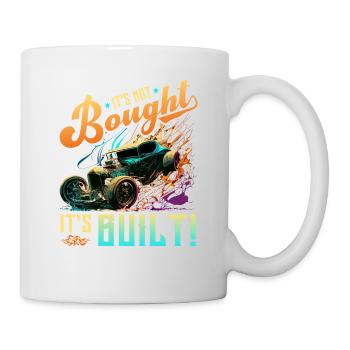 Hot Rod, ce n’est pas acheté son rat construit et muscle car - Mug blanc - blanc - Droite