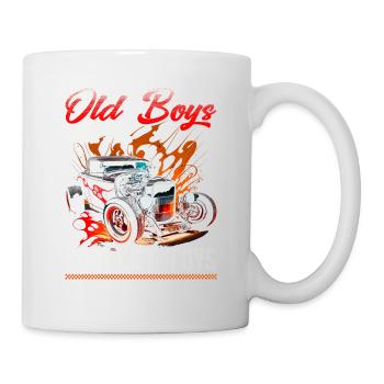 Hot Rod Grandpa, Old Boys Coolest Toys, Muscle Car - Mug blanc - blanc - Droite