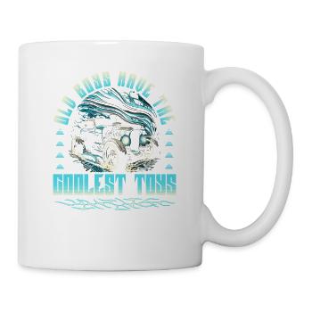 Hot Rod Grandpa, Old Boys Coolest Toys, Muscle Car - Mug blanc - blanc - Droite