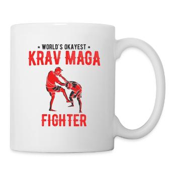 Israelischer Kampfsport Krav Maga - Tasse - Weiß - Rechts