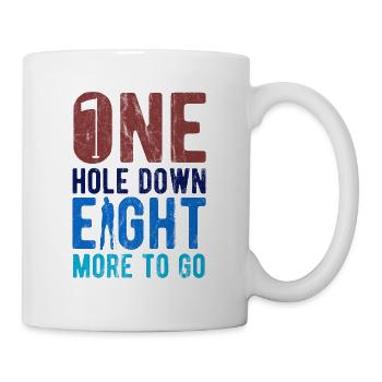 Golfplatz zum Golfen Golf - Tasse - Weiß - Rechts