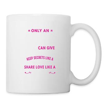 only aunt can give hugs like a mother - Mug - white - Right