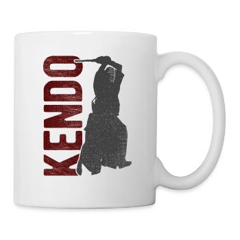 Japanischer Schwertkampf Kendo - Tasse - Weiß - Rechts