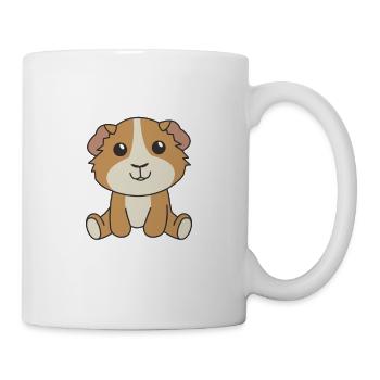 Cochon d’Inde Animaux mignons pour enfants manga - Mug blanc - blanc - Droite
