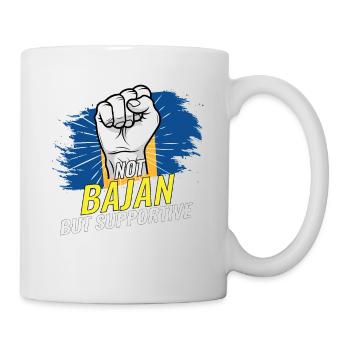 Pas Bajan mais un pays de soutien de la Barbade - Mug blanc - blanc - Droite